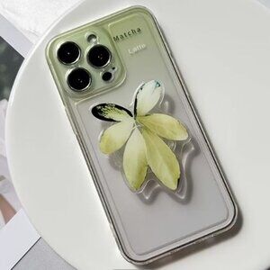 Leaf Phone Holder Stand 360°Rotating With Hand Grip Handle